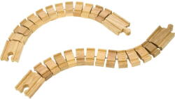 Bigjigs Toys Bigjigs Hajlított sín, 2 darab