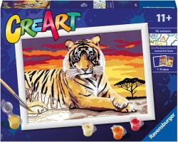 Ravensburger 201938 CreArt Számfestő készlet - Méltóságteljes tigris