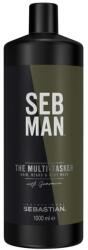 Sebastian Professional Șampon pentru păr, barbă și corp SEB MAN The Multitasker (Hair, Beard & Body Wash) 1000 ml