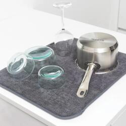 Brabantia Dark Grey mikroszálas csepegtető tálca 43 x 34 cm - 117626 (117626)