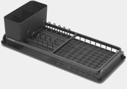 Brabantia Dark Grey rozsdamentes edényszárító tálcával kicsi - 117268 (117268)