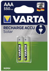 VARTA Elem akkumulátor AAA 550mAh 2db Solar Accu (5716101401)