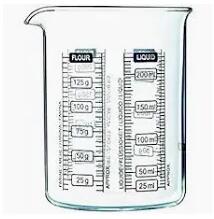Pyrex üveg mércés pohár 0, 25 liter - 203298 (203298)