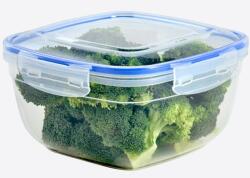 Dünya Plastik BPA mentes műanyag ételtároló doboz légmentesen zárható tetővel 2, 4 liter - 30105 (DÜ330)