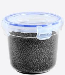 Dünya BPA mentes kerek műanyag ételtároló doboz légmentesen zárható tetővel 0, 85 liter - 30522 (DÜ178)