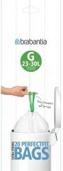 Brabantia PerfectFit szemeteszsák (Code G) 23-30 liter, 20 darab - 246265 (246265)