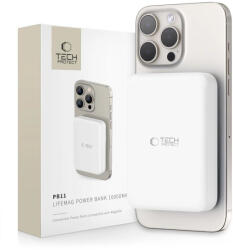 Tech-Protect PB11 LifeMag Magnetic MagSafe Powerbank 10000mAh - Fehér