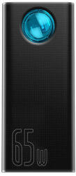 Baseus Amblight Power bank / külső akkumulátor, 30000mAh, 4xUSB, USB-C, 65W, fekete