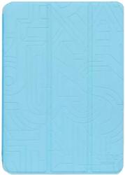 hoco. - Cube series nyomott mintázatú iPad mini 4 tablet tok - kék