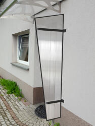 LANIT PLAST Univerzális oldalfal bejárati tetőhöz LANITPLAST UNI antracit / PC