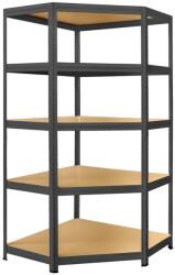 SOLID Sarok polcrendszer SOLID 750x450x1800 mm