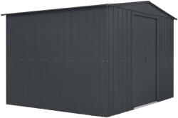 LANIT PLAST Prémium kerti ház GLOBEL 108 ANTRAZITE + napfénytetővel