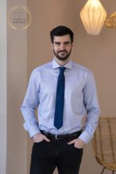 ETERNA Slim Fit férfiing kék mintás 44 - myberill - 26 890 Ft