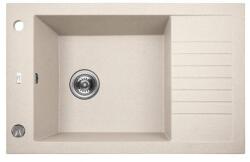 Laveo PIONIER minicsepptálcás bézs mosogató automata dugókiemelős, helytakarékos (SRR_413T)