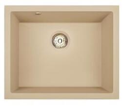 Laveo IBIZA jázmin egymedencés mosogató helytakarékos szifonnal (SBI_J10U) - gepeszuniverzum