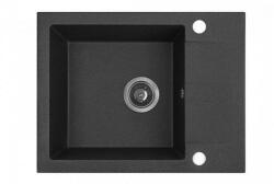 Laveo SHIRE MINI csepptálcás szemcsés fekete mosogató (SRS_713Y)
