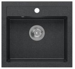 Quadron JOHNNY 110 black diamond gránit mosogatótálca fekete (1319_1)