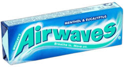 Airwaves cukormentes rágógumi 14 g menthol & eucalyptus (A73167)