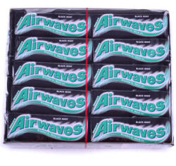 Airwaves cukormentes rágógumi 30 X 14 g Black Mint (A01925X30)