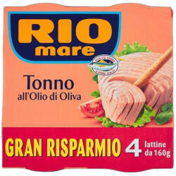 Rio Mare tonhaldarabok 4x160 g, Olívaolajban (A47779-4)
