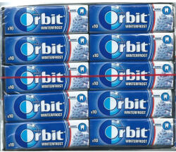 Orbit Wrigley's Orbit cukormentes rágógumi 30 X 14 g winterfrost (A73976X30)