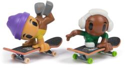 Tech Deck SK8 Crew Fingerboard figurás dupla csomag lila sapkával és fehér fejhallgatóval (6071061_FIALOVA_CEPICE_BILA_SLUCHATKA)