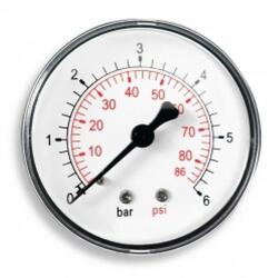 BRH NYOMÁSMÉRŐ 0-6 bár hátsó csatl. BRH (SLD-2919)