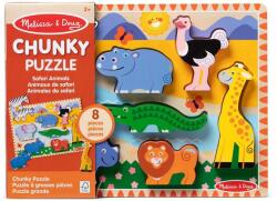 Melissa & Doug fa állatos puzzle az állatkertben (6075356_ZOO)