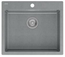 Quadron MORGAN 110 silver stone gránit mosogatótálca szürke (1357)
