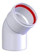 TRICOX Könyök 45° 80 Alu (akö202)