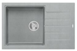 Quadron PETER 111 silver stone gránit mosogatótálca szürke (1361)