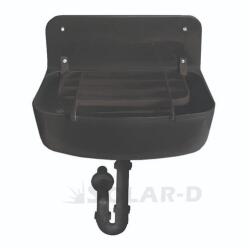 Styron Falikút, műanyag, vödörtartó ráccsal, szifonnal STY-350-F-K (STY-350-F-K)