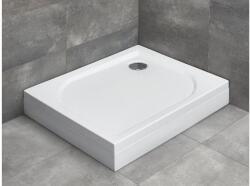 Radaway Delos D - 1000×750×150×10 Balos szögletes aszimmetrikus zuhanytálca lábbal+SZIFON (4D17515-03L)