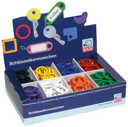 BASI SK 8520 kulcsjelölő gyűrű vegyes színekben (200 db) (4026434002836)