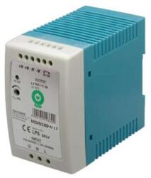 POS Power MDIN100W12, DIN sínre szerelhető vékony tápegység 12V/8.3A, műanyag ház (MP-MDIN100W12)