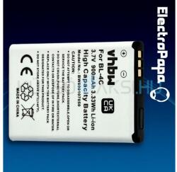 VHBW Telefon akkumulátor akku Nokia BL-4C Doro DBC-800B, DBC-800D, DBC-800A - 900mAh, 3.7V, Li-ion (WB-800107050)