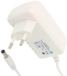 POS Tápegység POS POSB06200A-WH, POSB06200A-WH, 6V/2A/12W, vízszintes adapter, AC: CEE7/16. DC csatlakozó: 2.1/5 (MP-POSB06200A-WH)