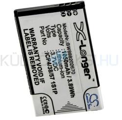 VHBW Telefon akkumulátor akku Bea-fon ICP4/38/57 1S1P - 1050mAh, 3.7V, Li-ion (WB-888202670) - kulsoaksi