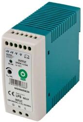 POS MDIN60W5, DIN sínre szerelhető vékony tápegység 5V/8A, műanyag ház (MP-MDIN60W5)
