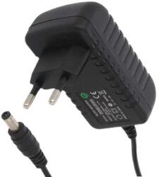 POS Tápegység POS POSB12050A, impulzus 12V/0.5A/6W, vízszintes adapter, AC: CEE7/16. DC csatlakozó: 2.1/5.5 (+) (MP-POSB12050A)