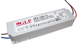 GLP GPV-100-12, GLP tápegység GPV sorozat 12V/8.3A, CV, nem PFC, IP67 műanyag ház (MP-GPV-100-12)