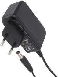 POS Tápegység POS POS12120A, 12V/1.2A/14.4W, , függőleges adapter, AC: CEE7/16. DC csatlakozó: 2.1/5 (MP-POS12120A)