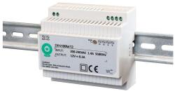 POS Power DIN100W24, DIN sínre szerelhető tápegység 24V/4.15A, műanyag ház, lépcsős típus (MP-DIN100W24)
