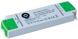 POS Power Tápegység POS FTPC30V12-D, POS LED meghajtó 12V/2, 5A CV, vékony műanyag ház, TRIAC/ELV AC fényerőszabályozás (MP-FTPC30V12-D)