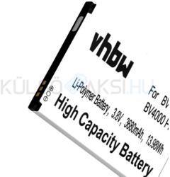 VHBW Telefon akkumulátor akku Blackview BV4000, BV4000 Pro - 3680mAh, 3.8V, Li-polymer (WB-888200054) - kulsoaksi