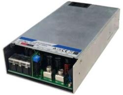 GLP MFS-600-12-U, GLP: 12V/50A/600W tokozott tápegység, PFC, Uin = 80-270VAC / 110-390VDC, Fedél a sorkapocshoz (MP-MFS-600-12-U)