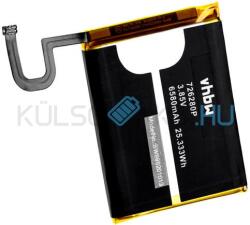 VHBW Telefon akkumulátor akku Blackview 726280P - 6580mAh, 3.85V, Li-ion + Tools (WB-888201013) - kulsoaksi