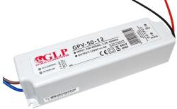 GLP GPV-50-12, GLP tápegység GPV sorozat 12V/4A, CV, IP67 műanyag ház (MP-GPV-50-12)