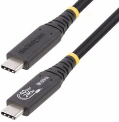 StarTech - 50 cm-es (1, 6 láb) USB4 kábel - 50C-40G-USB4-CABLE (50C-40G-USB4-CABLE)