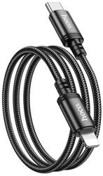 hoco. X89_B 1m Type-C/Lightning 20W fekete adat- és töltőkábel (X89_B)